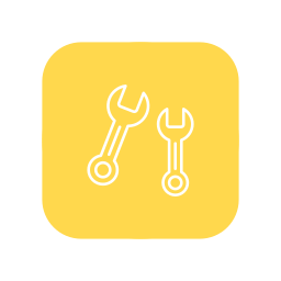 Icône support et maintenance