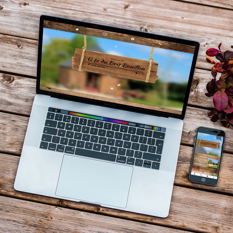 image site web gîte du Bois Bouillon