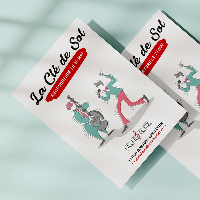 Flyer la Clé de Sol